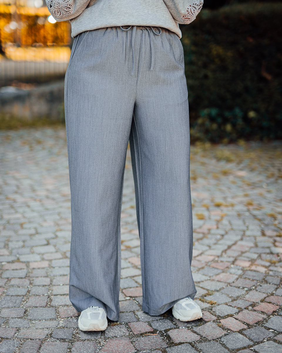 Danta jogger pant grey melange