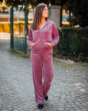 Mitza set velvet huispak roan rouge