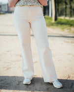 Ilu wide leg jeans creme