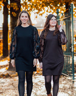Fairview sweat dress bruin of zwart