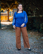 Villea boatneck pull galaxy blue