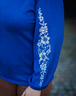 Villea boatneck pull galaxy blue