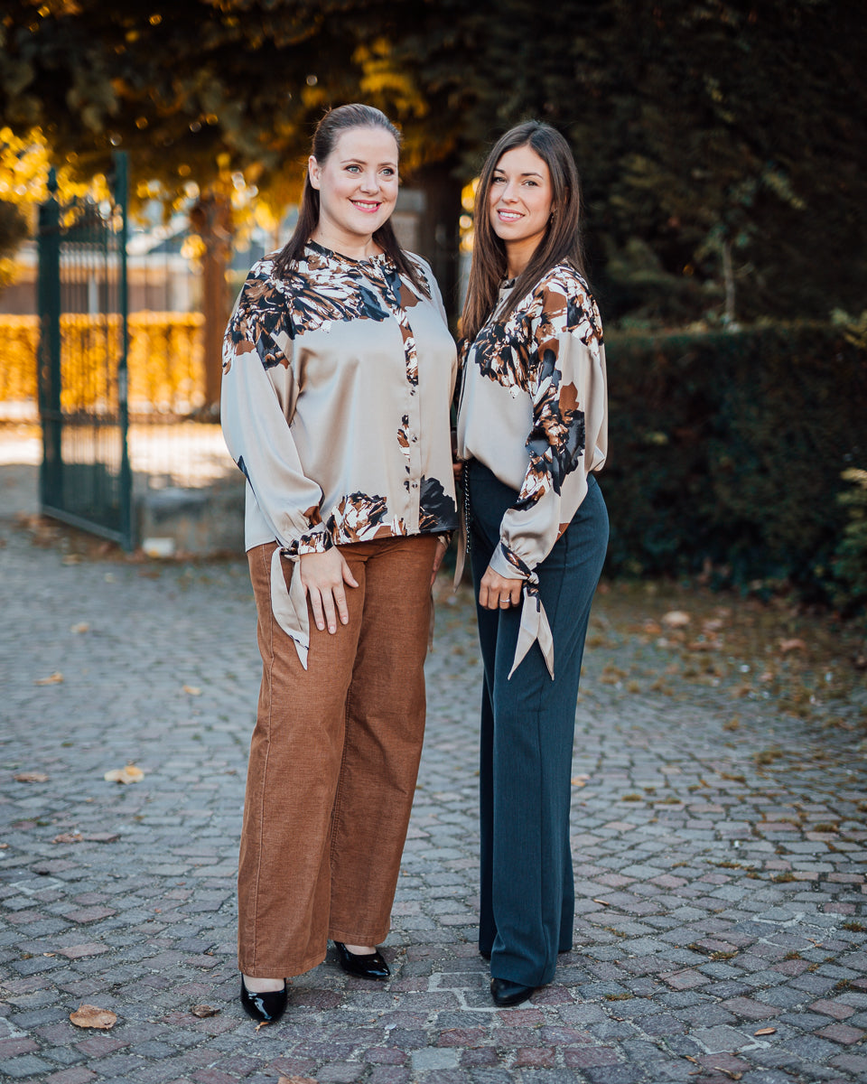 Danta chain pant navy blazer melange