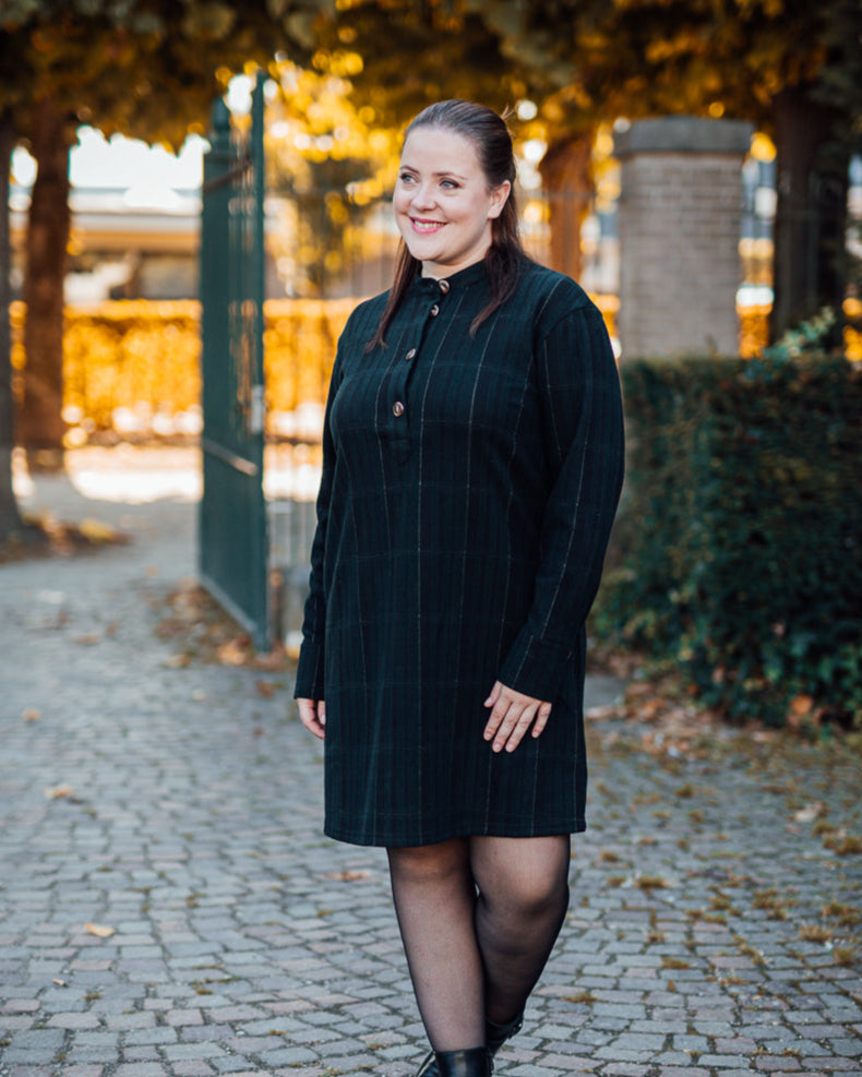 Kate Wooly dress black/green