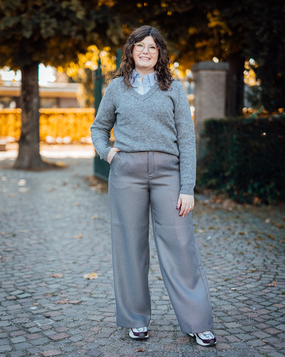 Asima pullover mid grey melange