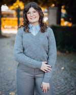 Asima pullover mid grey melange