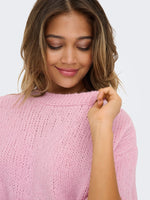 Linea pull lichtroze of ecru