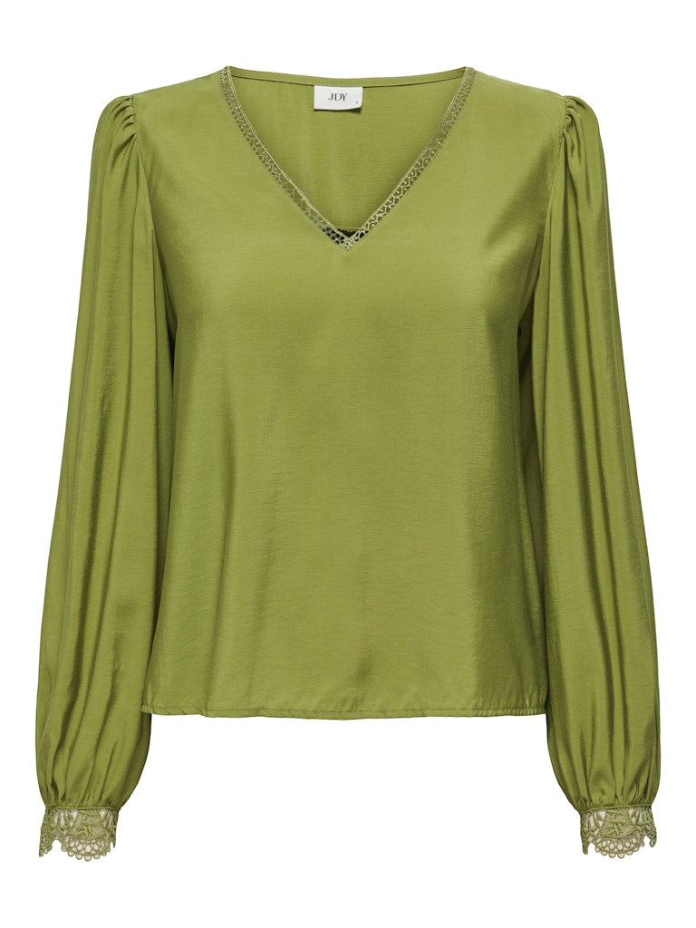 Camille lace v-neck zwart, donkergroen of lime