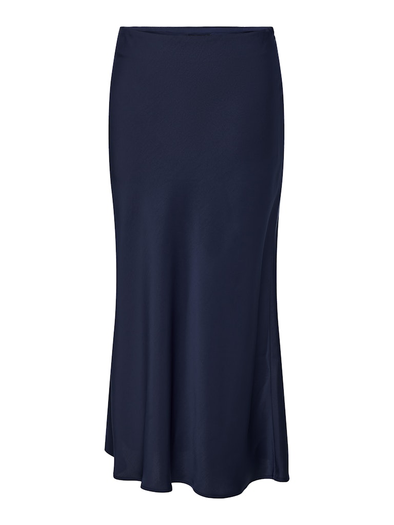 Urba satin skirt donkerblauw of beige-blauw zebra