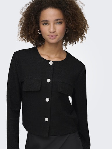 Dorit jacket zwart of zwart-wit ruit