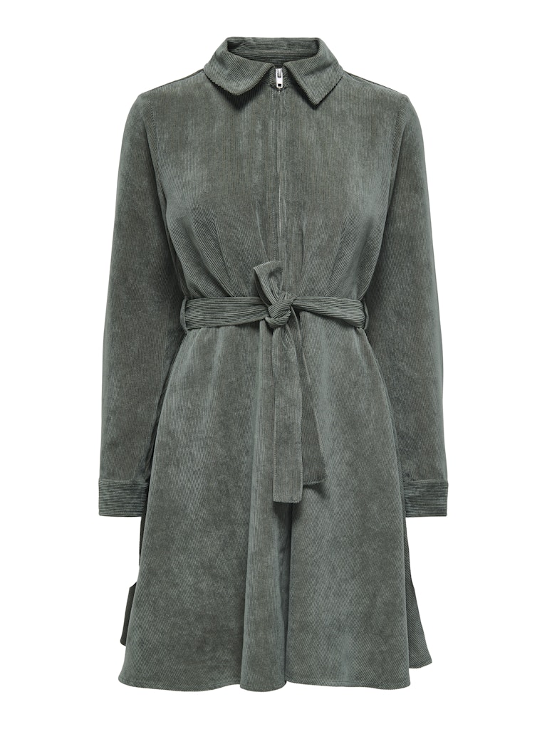 Ulla Ohio corduroy dress khaki of zwart