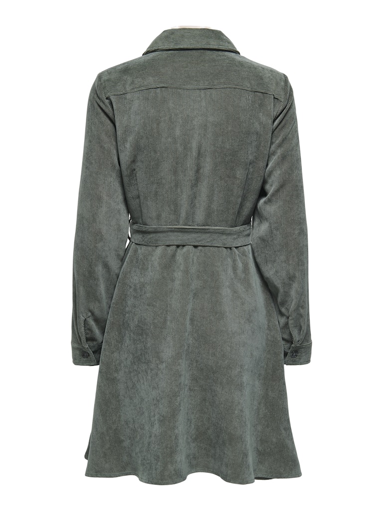 Ulla Ohio corduroy dress khaki of zwart