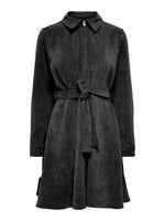 Ulla Ohio corduroy dress khaki of zwart