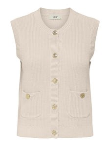 Stella vest ecru of donkerblauw