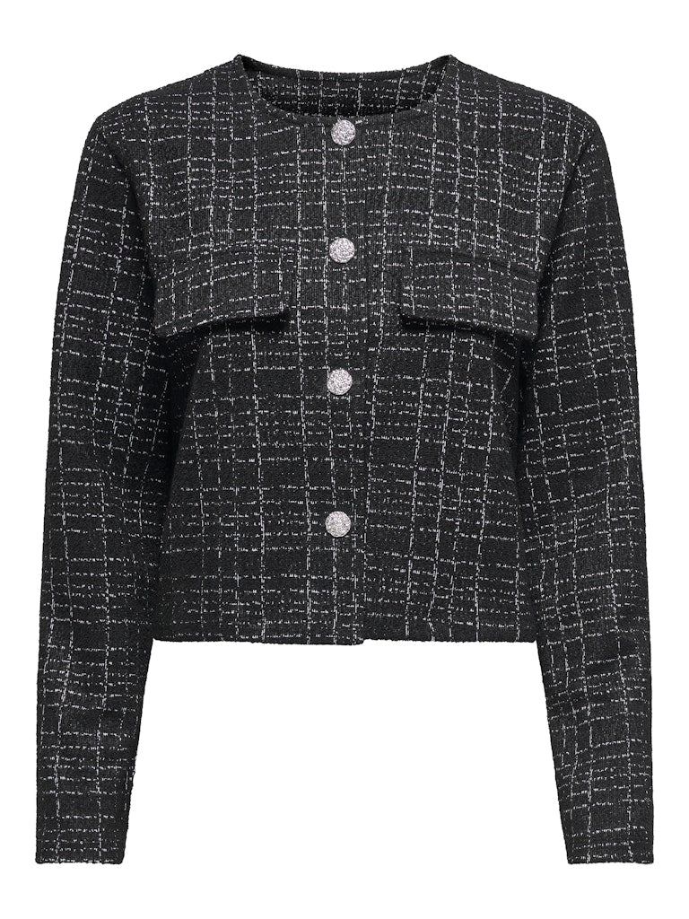 Dorit jacket zwart of zwart-wit ruit