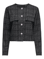 Dorit jacket zwart of zwart-wit ruit