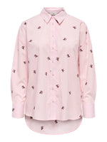 Nelly loose shirt ballerina fig bow