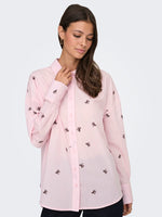 Nelly loose shirt ballerina fig bow