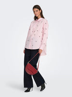 Nelly loose shirt ballerina fig bow