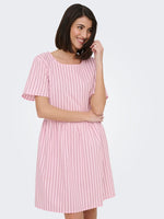 Mio short dress pink fig