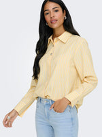 Soho striped shirt double cream