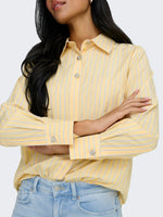 Soho striped shirt double cream