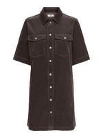 Shiraz dress bordeaux, khaki of donkerbruin