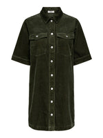 Shiraz dress bordeaux, khaki of donkerbruin