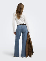 Ruby wide jeans grey blue denim