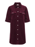 Shiraz dress bordeaux, khaki of donkerbruin