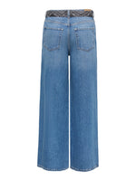 Vera wide jeans scarf medium denim