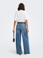 Vera wide jeans scarf medium denim