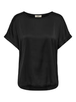 Fifi top zwart of ecru/taupe