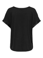 Fifi top zwart of ecru/taupe