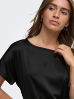 Fifi top zwart of ecru/taupe