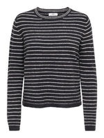 Lupi pull stripe grijs, camel of donkerblauw