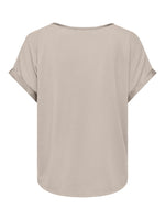 Fifi top zwart of ecru/taupe