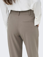 Geggo occasion pant taupe, olive of zwart
