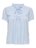 Lima dot top lichtblauw, roze of ecru