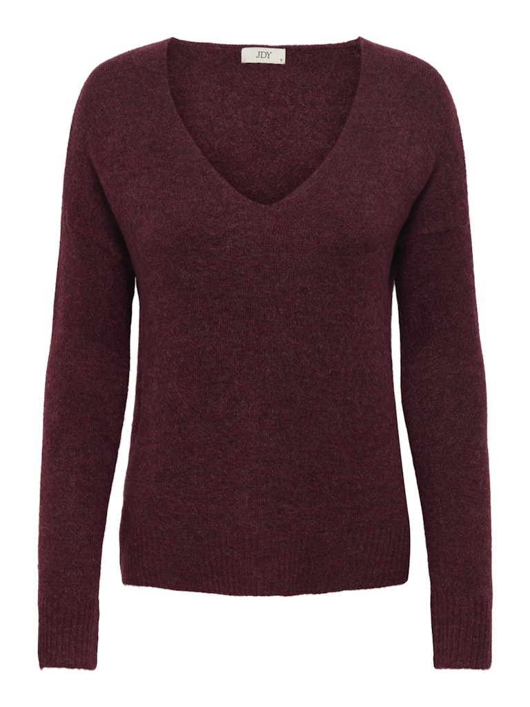 Elanora v-neck pull blauw, bordeaux of roze