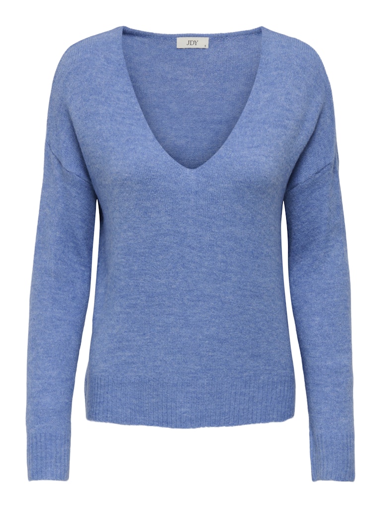 Elanora v-neck pull blauw, bordeaux of roze