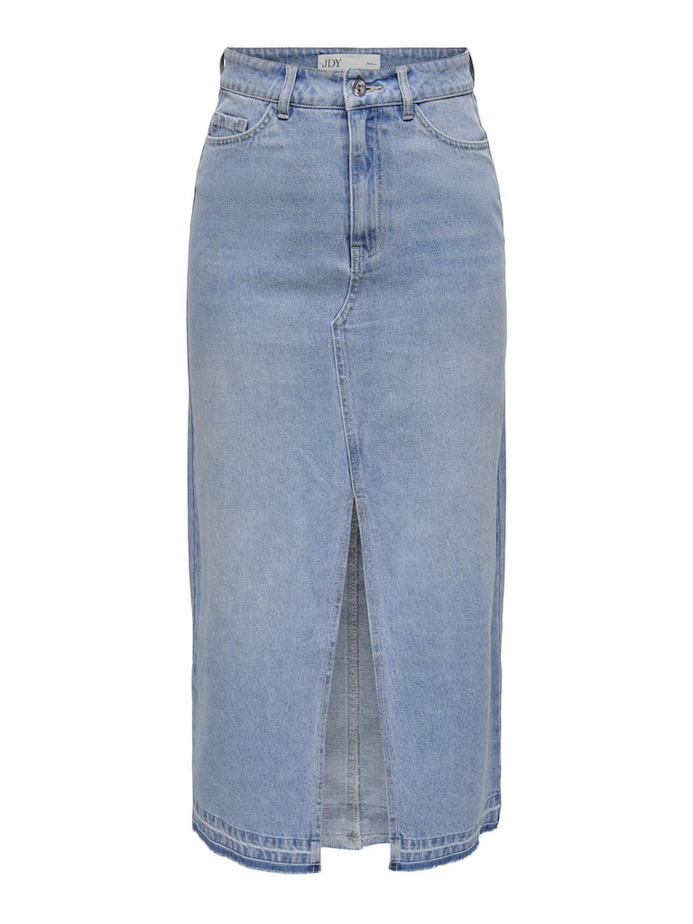 Bella long denim skirt light blue