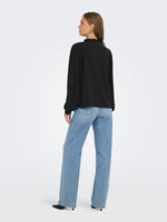 Rachel pintuck top groen, zwart of ecru