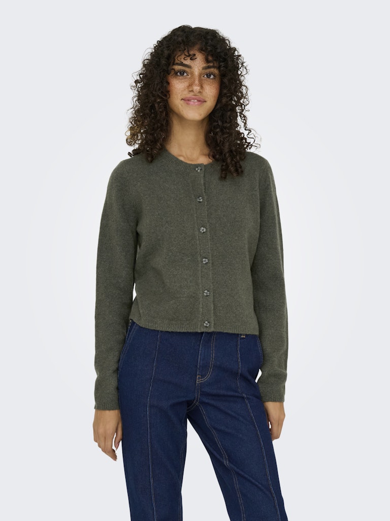 Chloe cardigan khaki of bordeaux