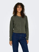 Chloe cardigan khaki of bordeaux