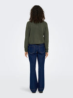 Chloe cardigan khaki of bordeaux