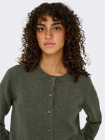 Chloe cardigan khaki of bordeaux