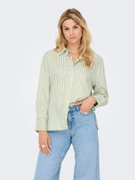 Vesper loose shirt laurel green