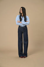 Felina Fina wide jeans dark blue rinse