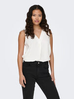 Divya top ecru of zwart